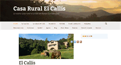 Desktop Screenshot of casaruralelcallis.com